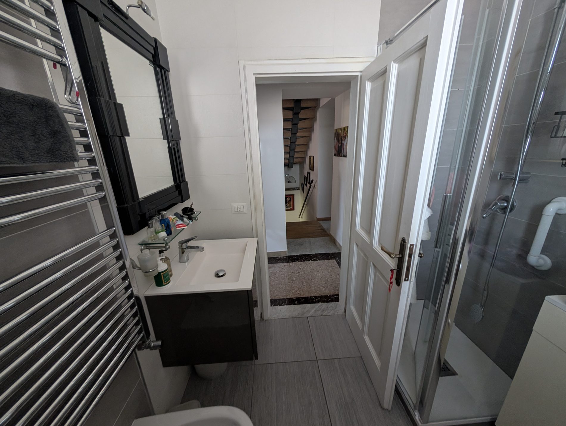 Bathroom with walk-in shower